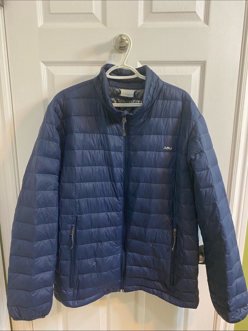 Columbia Delta Ridge Insulated Collegiate Navy Down Winter Jacket Men's Size XL